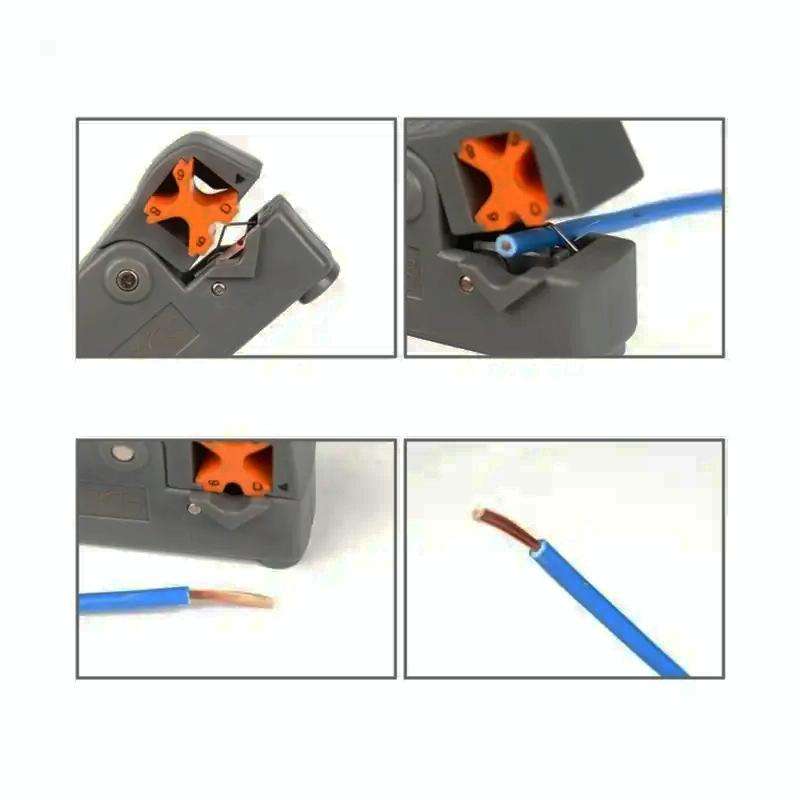 Rotary Coaxial Cable Wire Stripping Stripper Cutter Stripper for RG-59 / 6 / 58 Network Tool Comp...