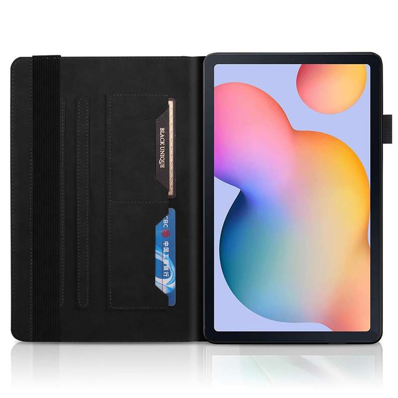 For Samsung Galaxy Tab S6 Lite P610 Life Tree Series Horizontal Flip Leather Case with Holder & C...