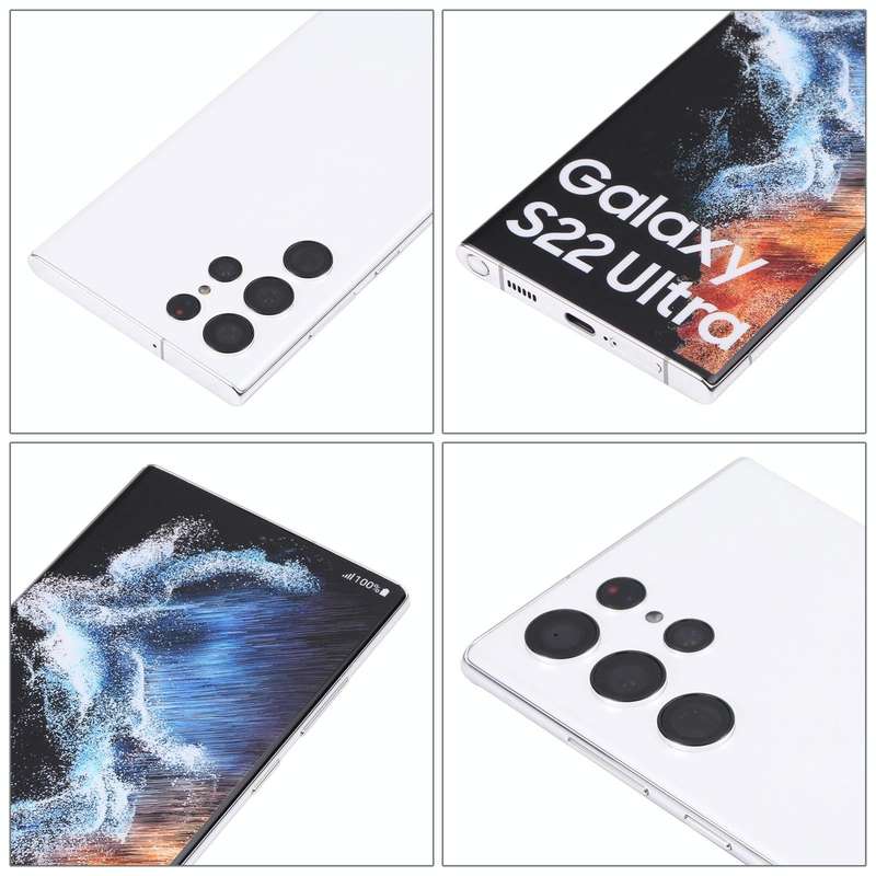 For Samsung Galaxy S22 Ultra 5G Original Color Screen Non-Working Fake Dummy Display Model (White)