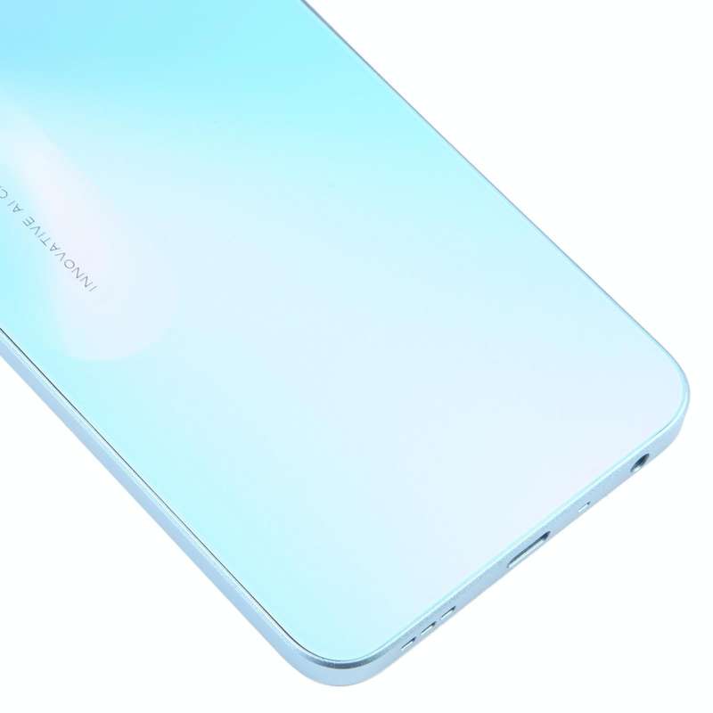 For OPPO A58 5G Original Battery Back Cover with Middle Frame(Blue)