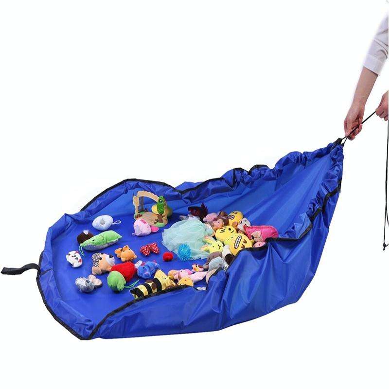 Portable Kids Toy Storage Bag Fashion Practical Drawstring Pouch, Size:150cm(Pink)