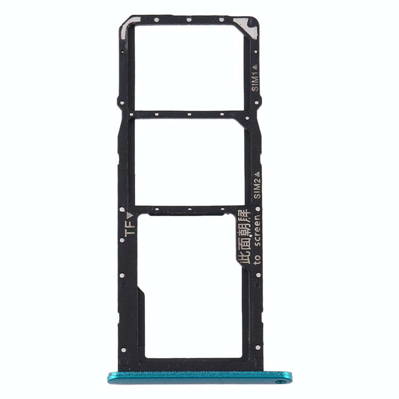 SIM Card Tray + SIM Card Tray + Micro SD Card Tray for Huawei Y6p (Green)