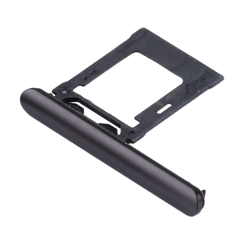 SIM / Micro SD Card Tray, Double Tray for Sony Xperia XZ1(Black)