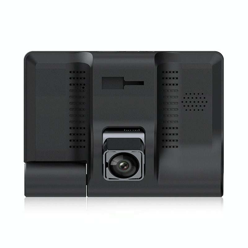 4 inch Touch Screen Car Rearview Mirror HD 1080P Three Recording Driving Recorder DVR Support Mot...