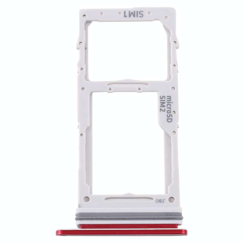 For Samsung Galaxy Note 10 Lite SM-N770 SIM Card Tray + SIM Card Tray / Micro SD Card Tray (Red)