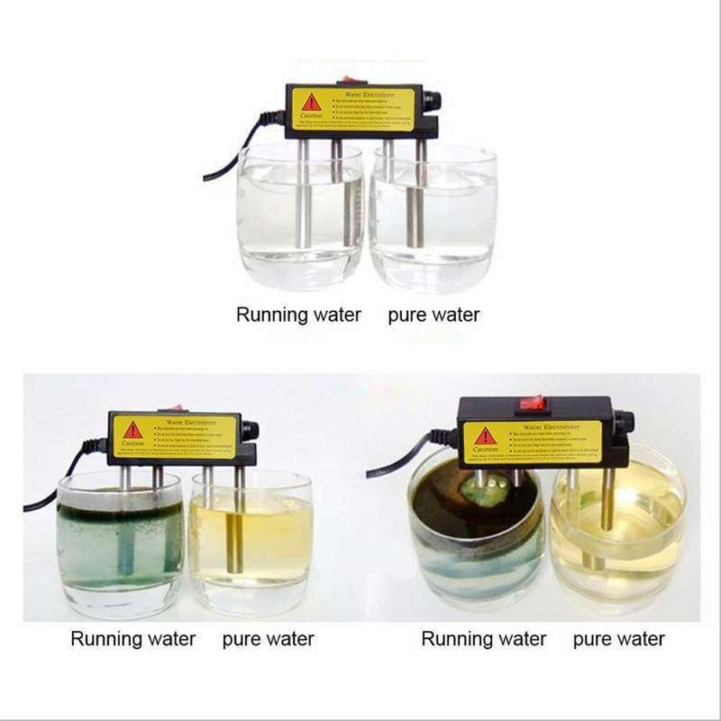 2 PCS Household Electrolyzer Test Electrolysis Water Tools Water Purity Level Meter PH Testing To...