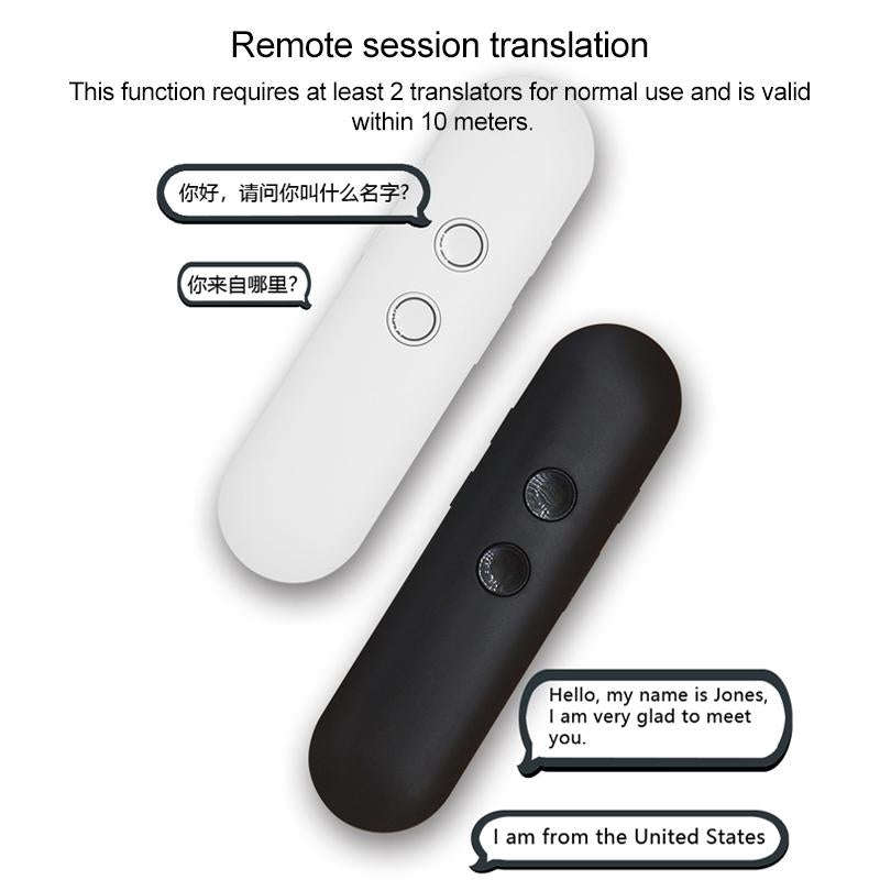 T4 Portable AI Smart Voice Translator Business Travel Real Time Translation Machine Support 42 La...