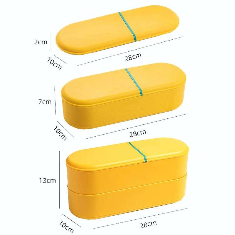 Household Battery Storage Box Data Cable Charger Storage Organizer Box, Color: Pink 3 Layer