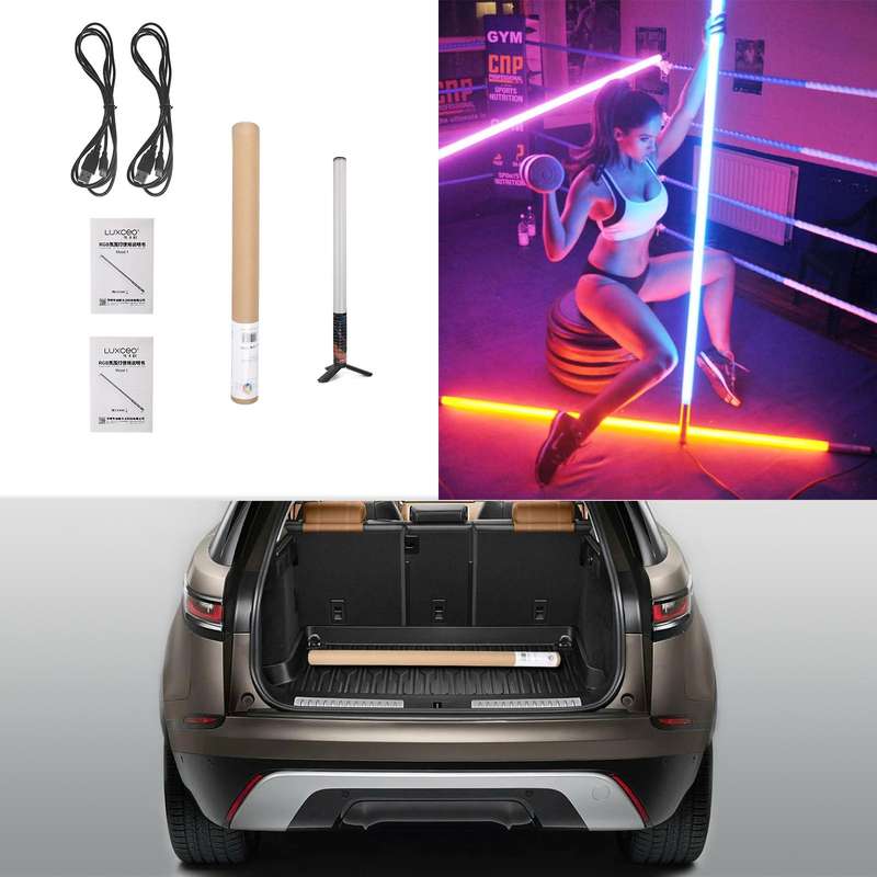 LUXCeO Mood1 50cm RGB Colorful Atmosphere Rhythm LED Stick Handheld Video Photo Fill Light with T...