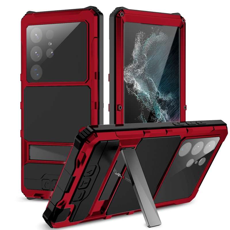 For Samsung Galaxy S22 Ultra 5G R-JUST RJ-56 3rd Gen Life Waterproof Dustproof Shockproof Phone C...