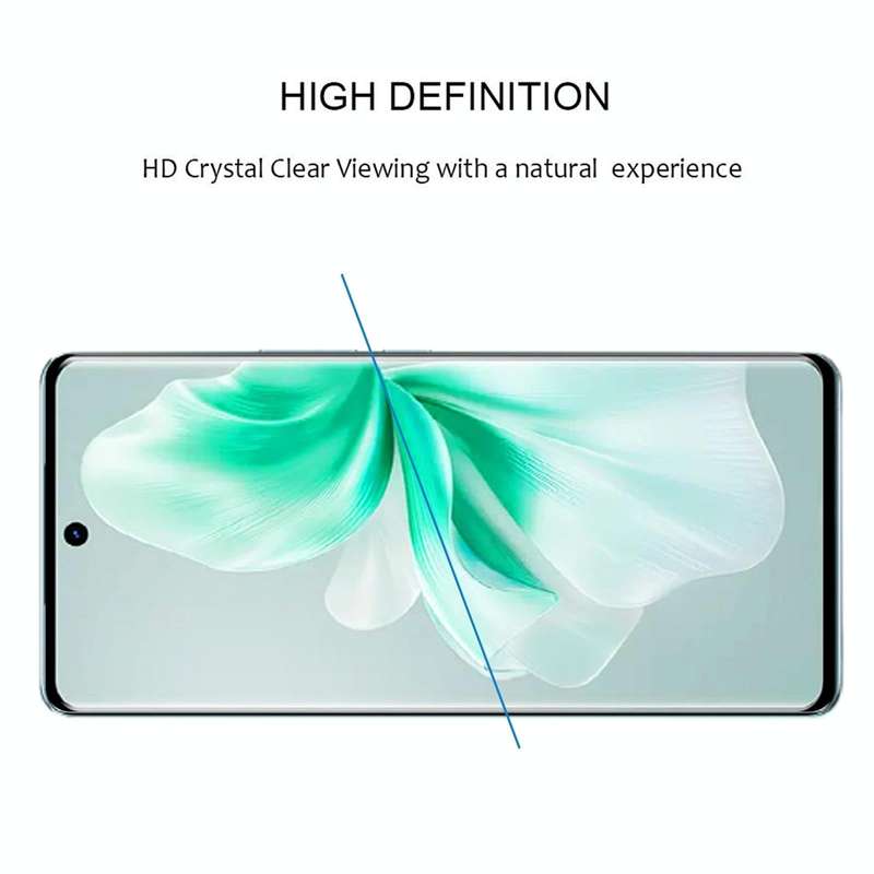 For vivo V30 / V30 Pro 3D Curved Edge Full Screen Tempered Glass Film