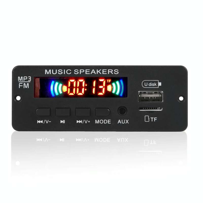 JX-808BT Car 12V Audio MP3 Player Decoder Board FM Radio USB, with Bluetooth / Remote Control / R...
