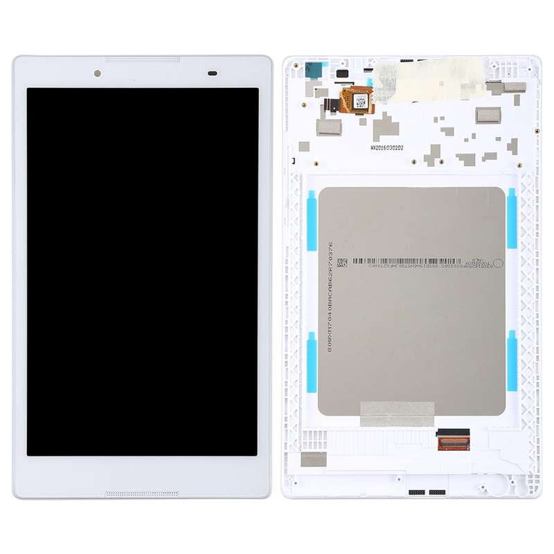 OEM LCD Screen for Lenovo Tab 2 A8-50 A8-50F A8-50LC Digitizer Full Assembly with Frame (White)