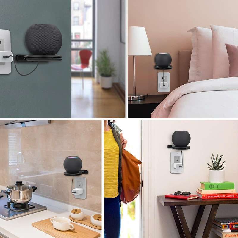 For Apple HomePod Mini AhaStyle PT149 Smart Speaker Stand(White)