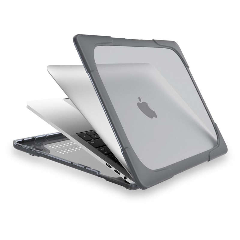 For Macbook Pro 13.3 inch (A1708) & with Touchbar (A1706) Laptop TPU + PC Folding Shockproof Prot...