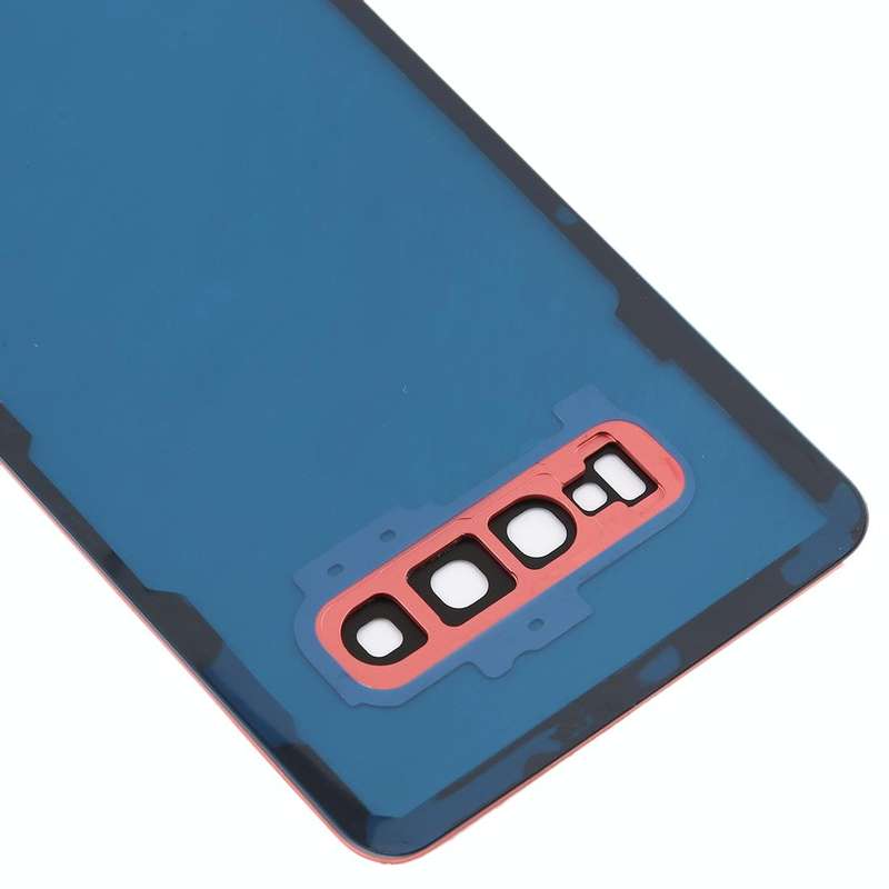 For Galaxy S10+ Battery Back Cover with Camera Lens (Pink)