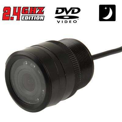 2.4G Wireless DVD Car Rear View Night Vision Reversing Backup Camera , Wide viewing angle: 120(WX...