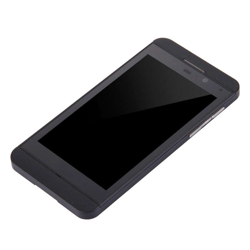 LCD Screen and Digitizer Full Assembly with Frame for BlackBerry Z10 4G(Black)