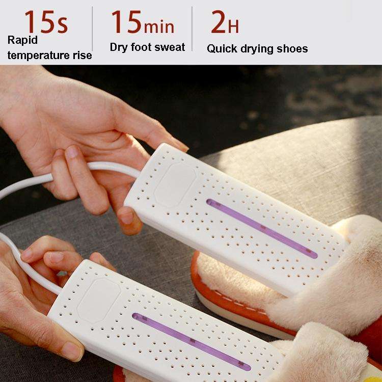 10W Household Shoe Dryer Shoe Deodorant Shoe Dryer Smart Timed Folding Shoe Baker Socks Dryer Wit...