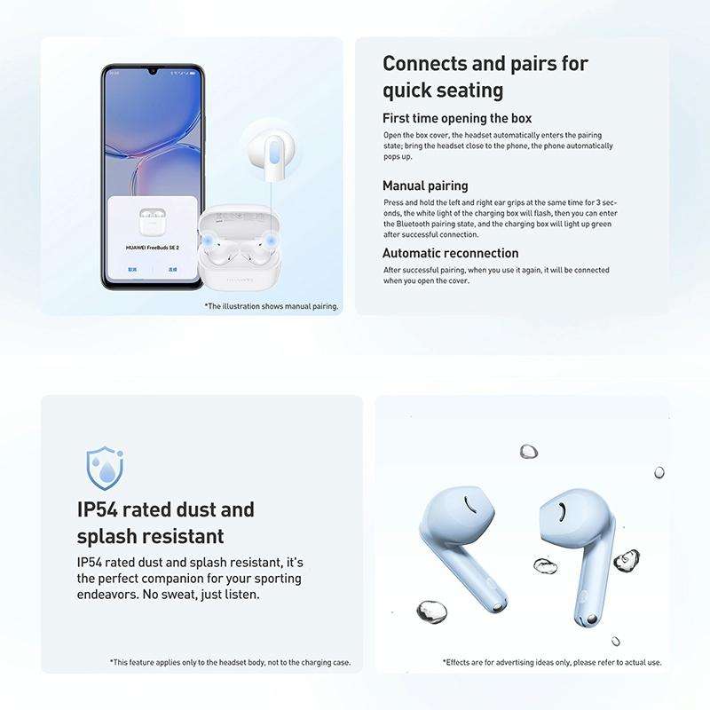 Original Huawei FreeBuds SE 2 Bluetooth 5.3 Wireless Earphone(Blue)