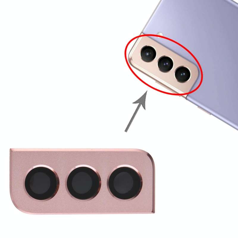 For Samsung Galaxy S21 Camera Lens Cover (Pink)