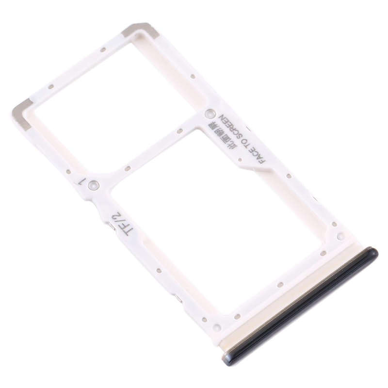 SIM Card Tray + SIM Card Tray / Micro SD Card Tray for Xiaomi Redmi Note 8 Pro (Black)