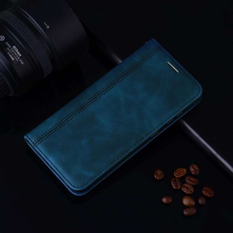 For Samsung Galaxy J7 / J730 (EU) Frosted Business Magnetic Horizontal Flip PU Leather Case with ...