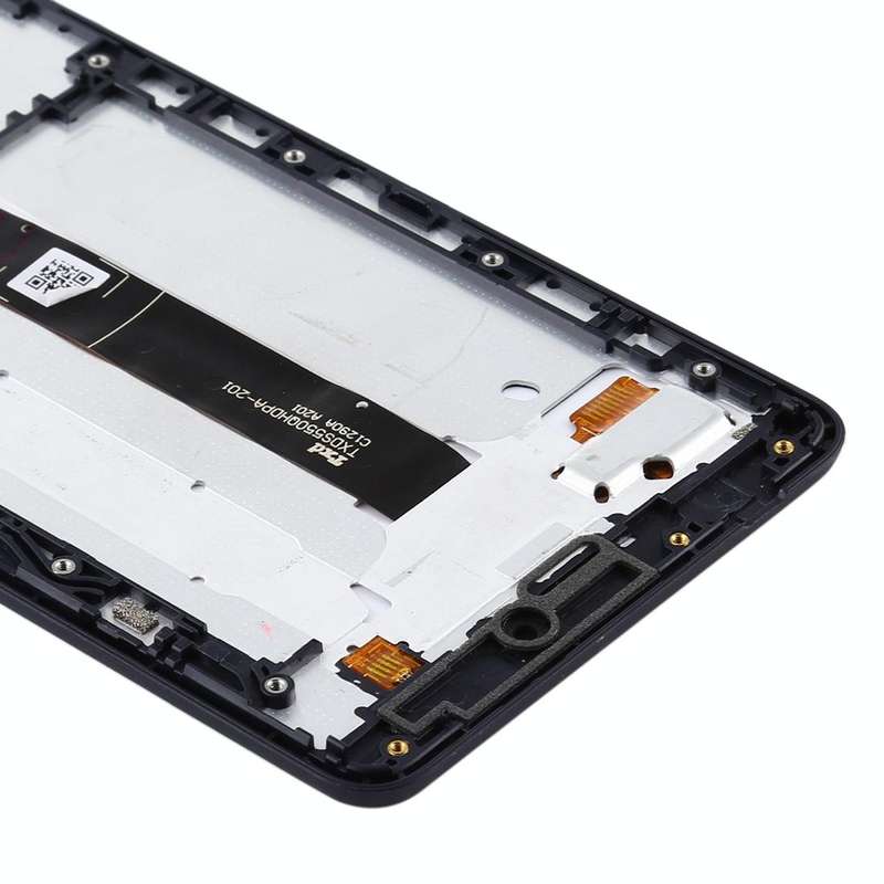 TFT LCD Screen for Nokia 2.1 Digitizer Full Assembly with Frame (Black)