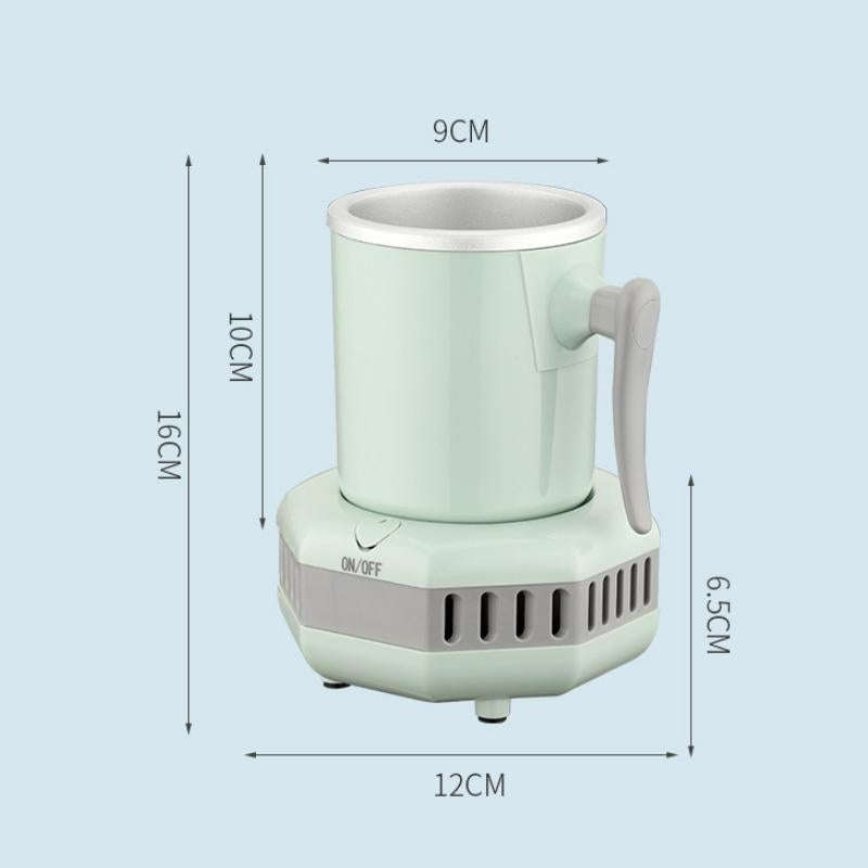 Fast Cooling Cup Mini Chilled Drinks Juice Desktop Quick-Freeze Cooling Drinks Cup, CN Plug(Blue)