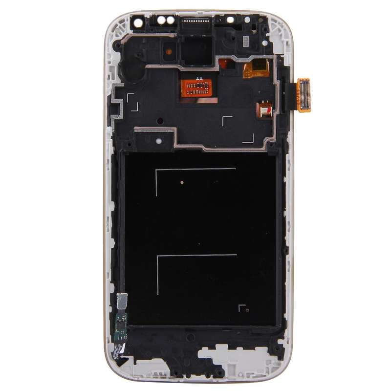 LCD Display (TFT) + Touch Panel with Frame for Galaxy S IV / i9500 / i9505(White)