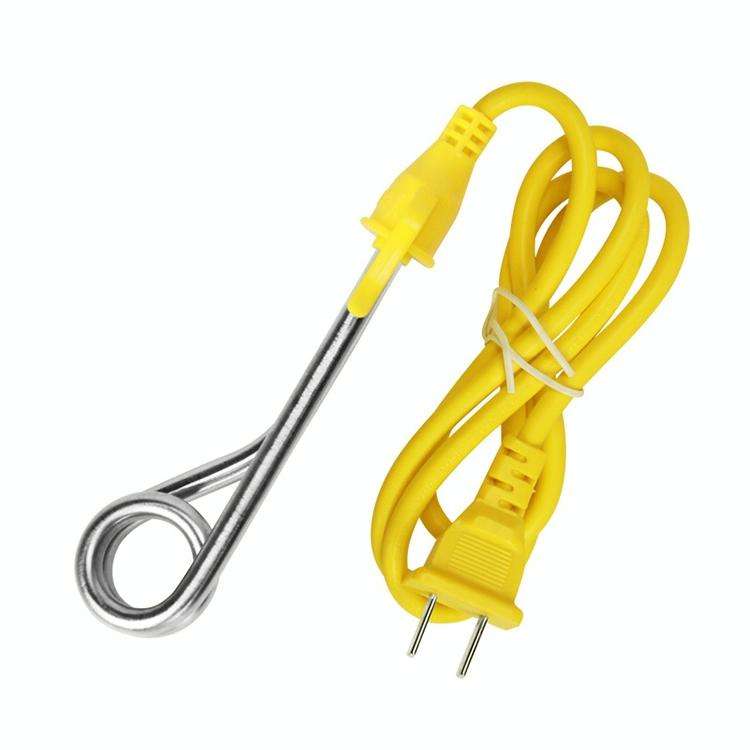 MJ-R4 Electric Water Heater Element Mini Boiler Hot Water Immersion Travel Use 600W (Color Random...