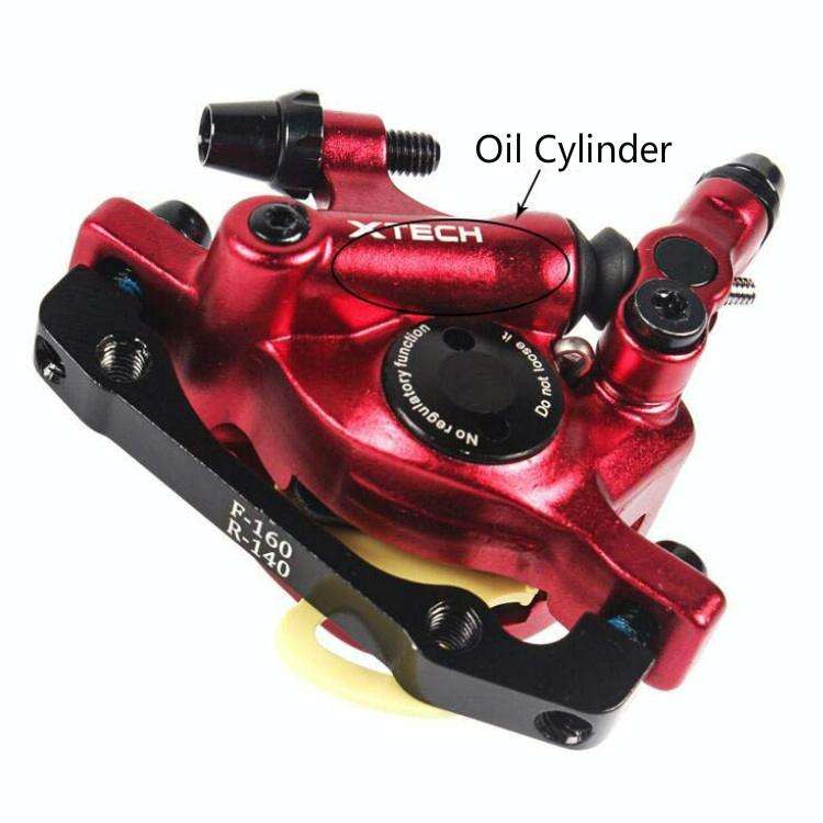 ZOOM HB100 Mountain Bike Hydraulic Brake Caliper Folding Bike Cable Pull Hydraulic Disc Brake Cal...
