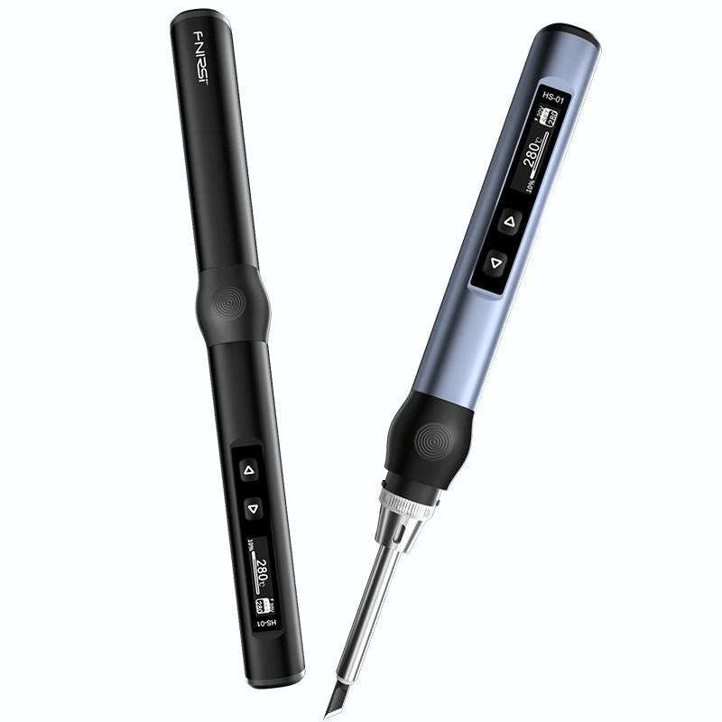 FNIRSI HS-01 Smart Soldering Iron Digital Display Portable Mini Soldering Station(Blue KR)