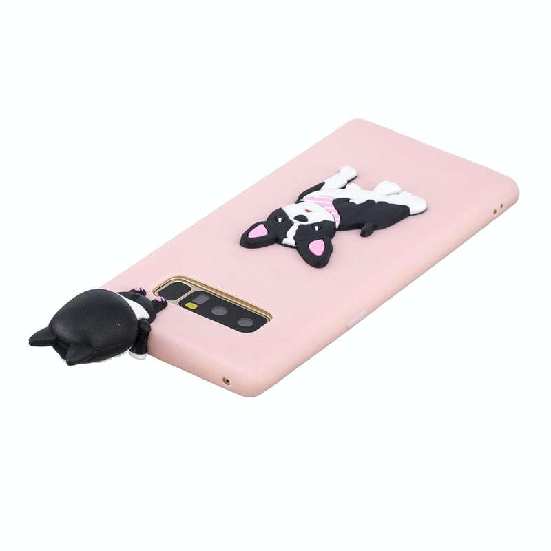 For Galaxy Note 8 3D Cartoon Pattern Shockproof TPU Protective Case(Cute Dog)