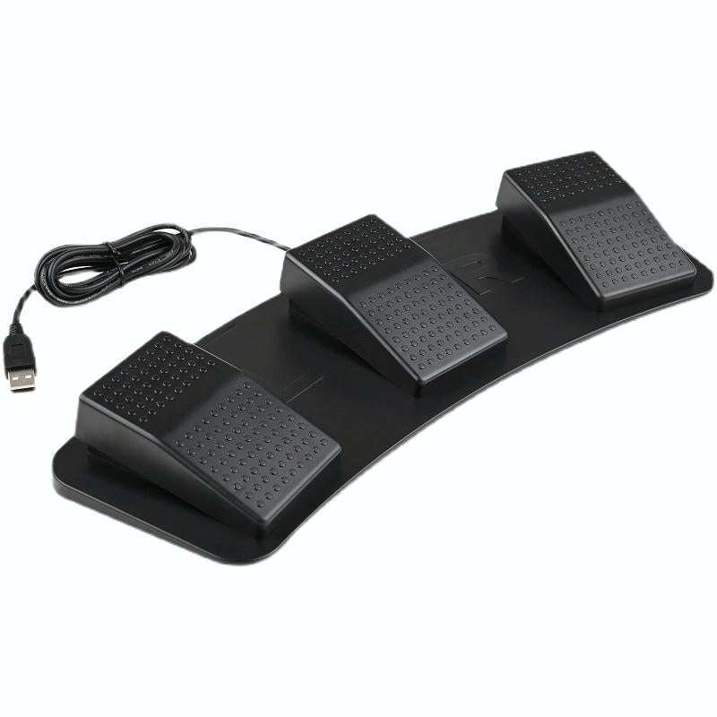 Pcsensor FS23 CF Foot Pedal Switch Keyboard Control Mouse Game Combo Pedal(Mechanical Sound)