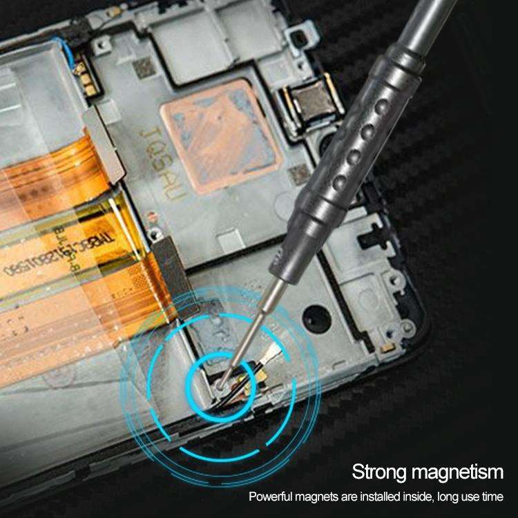 XL-655 3D Non-slip Hollow Cross Tip Middle Bezel 2.5 Screwdriver