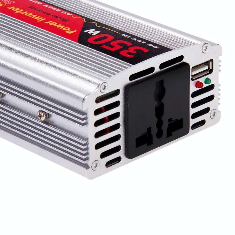 SUVPR DY-8105 350W DC 12V to AC 220V Car Power Inverter with 500mA USB Port & Universal Power Socket