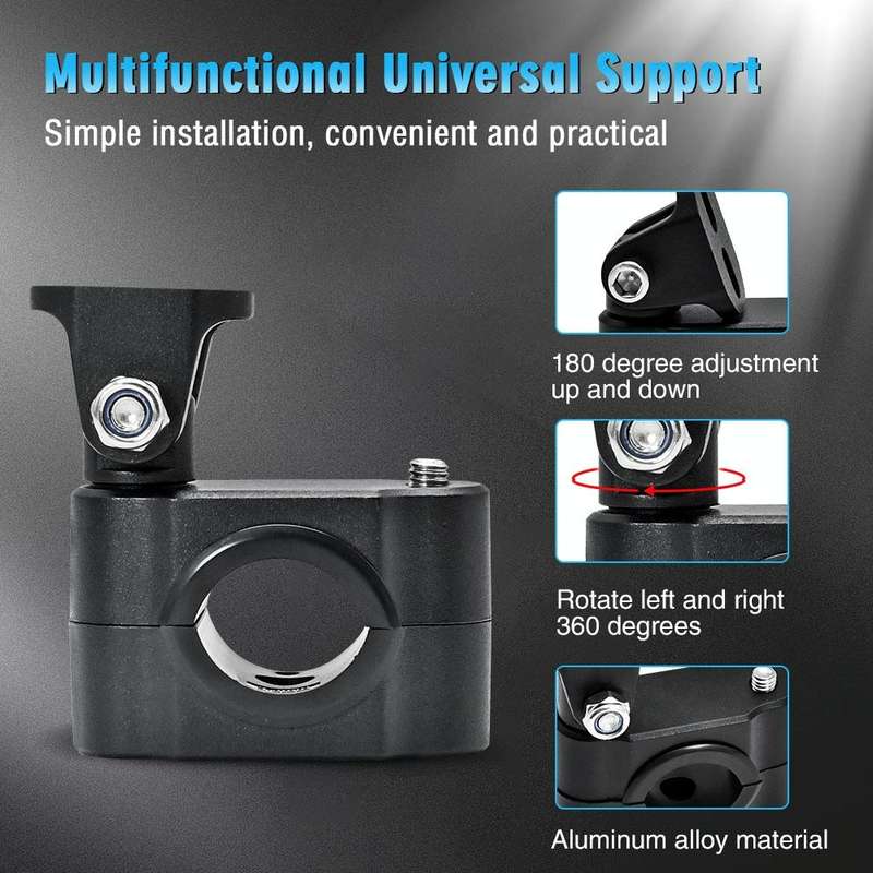 2pcs LT03A Motorcycle Light Universal Bracket