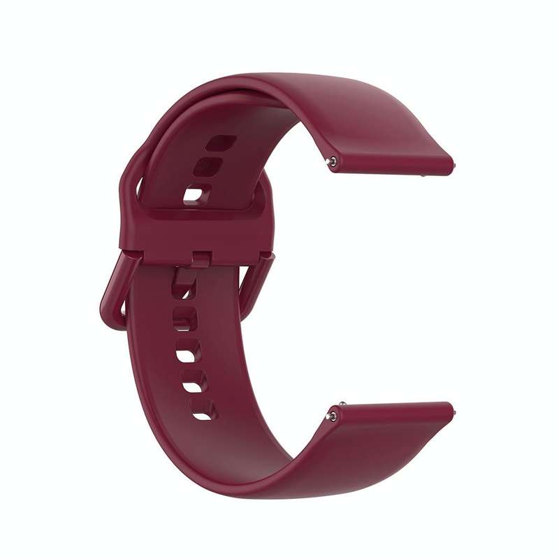 23mm Color Buckle Silicone Wrist Strap Watch Band for Fitbit Versa 2 / Versa / Versa Lite / Blaze...