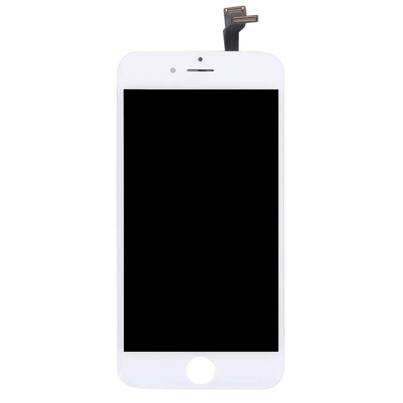 10 PCS TFT LCD Screen for iPhone 6 Digitizer Full Assembly with Frame (White)