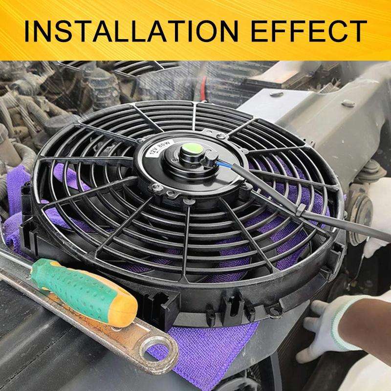 10 inch 12V 80W Car Powerful Transmission Oil Cooling Fan with Mounting Accessorie