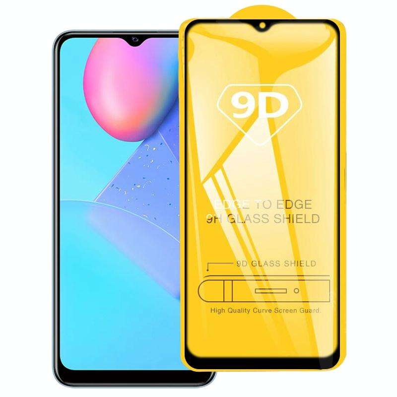 For vivo Y12s 9D Full Glue Full Screen Tempered Glass Film