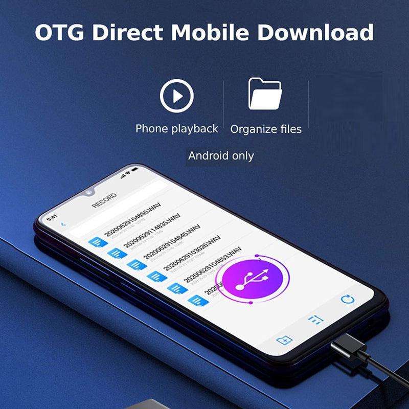 Q63 HD Noise Canceling Magnetic Voice Recorder Portable Intelligent Voice Activated Recording Pen...