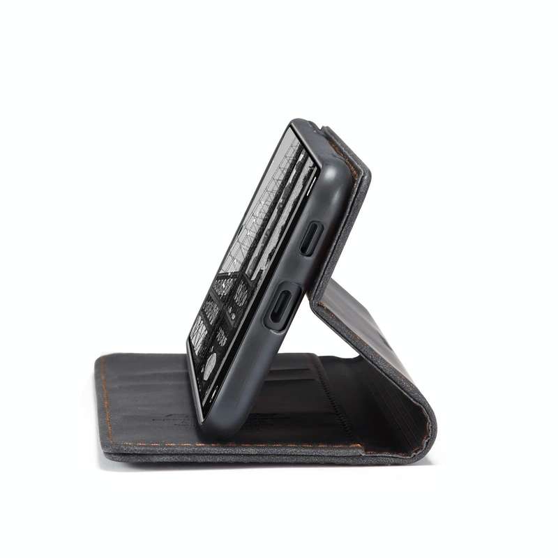 For Xiaomi 12 Lite CaseMe 013 Multifunctional Horizontal Flip Leather Phone Case(Black)