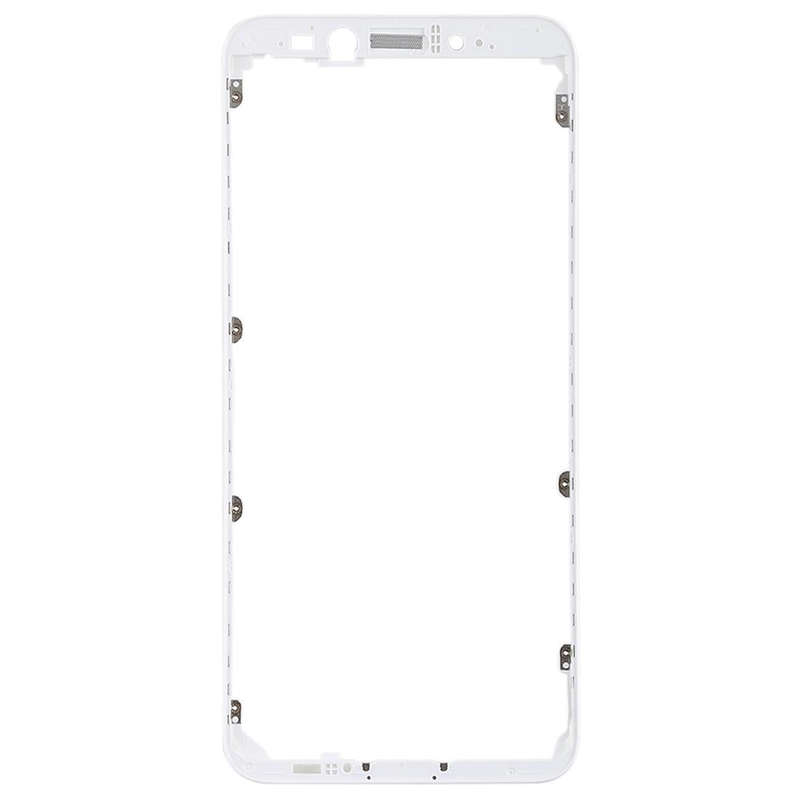 Front Housing LCD Frame Bezel Holder for Xiaomi Mi 6X / A2(White)