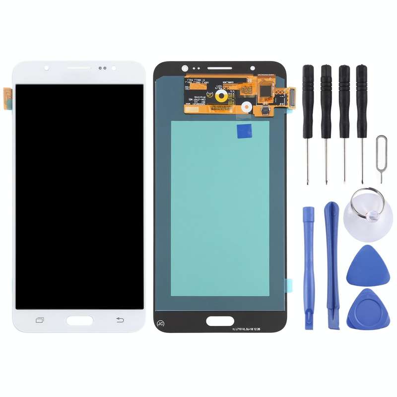 OLED LCD Screen for Samsung Galaxy J7 (2016) SM-J710 With Digitizer Full Assembly (White)