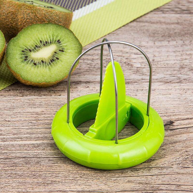3 PCS Portable and Special ABS + Stainless Steel Kiwi Fruit Peeler, Random Color Delivery