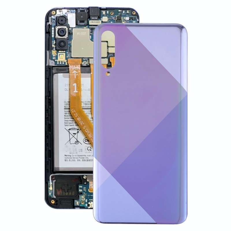 For Samsung Galaxy A50s Battery Back Cover (Purple)