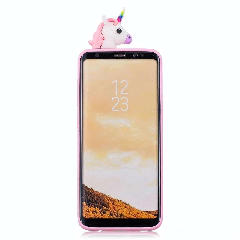 For Galaxy S8 Shockproof Cartoon TPU Protective Case(Unicorn)
