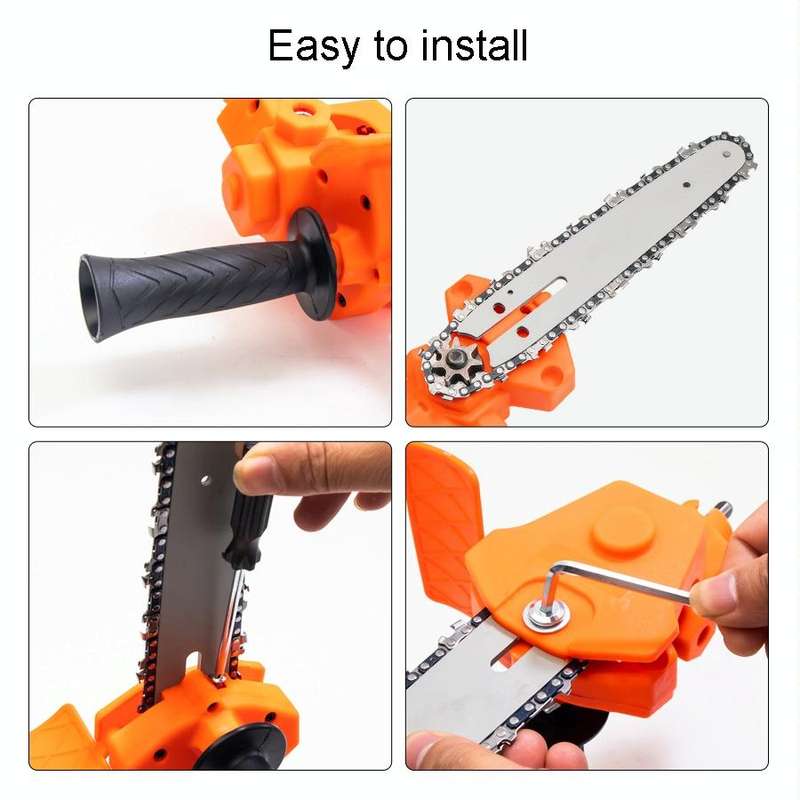 HILDA Portable Pruning Electrical Chain Saws, Specification: 6 inch Black